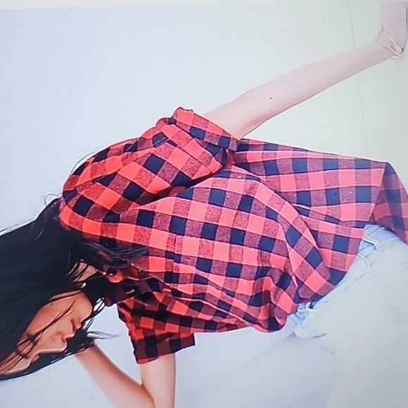 Madewell Flannel Courier Shirt in Buffalo Check Size Small - Picture 10 of 12